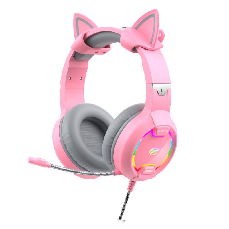 HAVIT Audifonos Gamer Havit H2233D Pink Rgb falabella