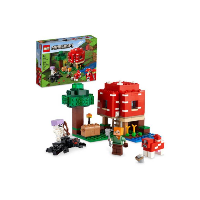 LEGO Lego Minecraft La Casa Champiñon 21179 - Crazygames 