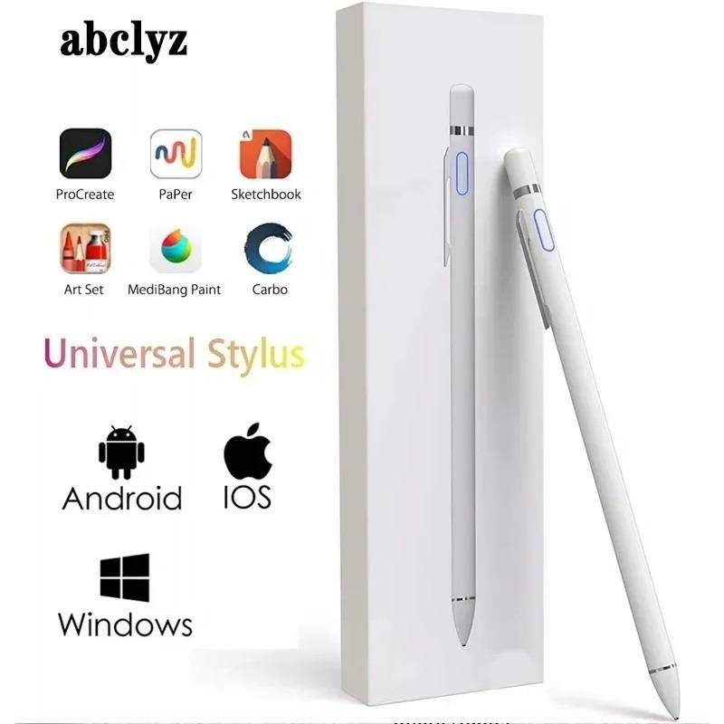 2 en 1 Diseño suavemente el dibujo activo escrito a lápiz stylus para Ios  Android tableta de lápiz táctil universal - China Lápiz táctil Stylus pen y  Lápiz precio
