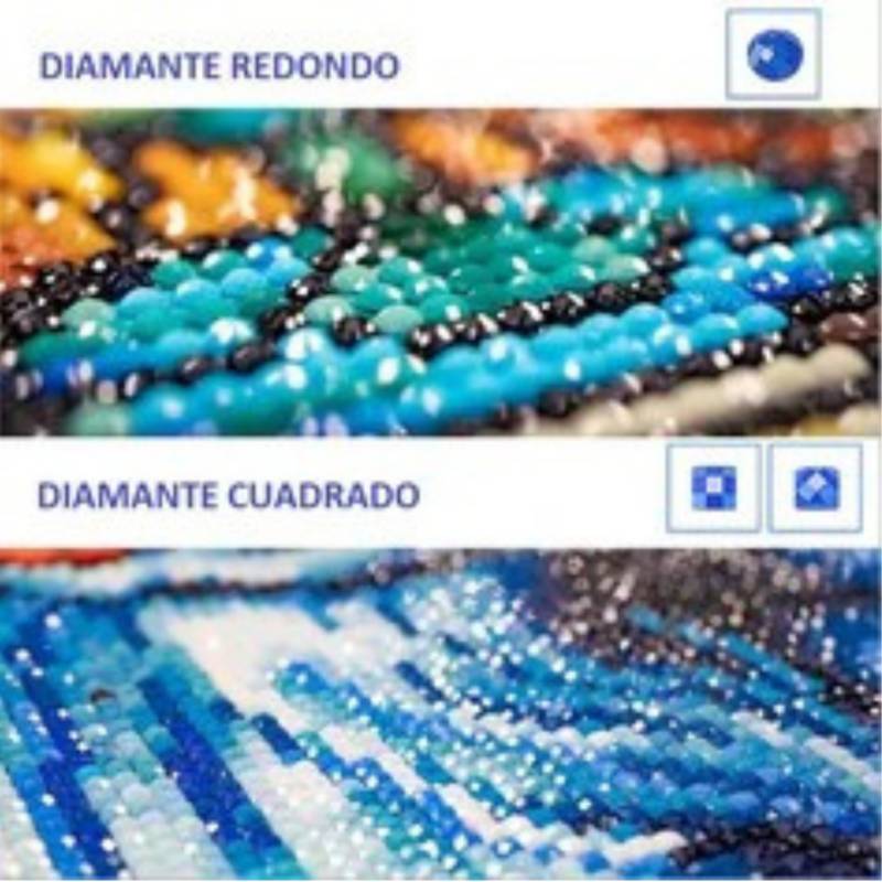 Diamond Painting: ¿Con Diamantes Redondos O Cuadrados? - Fun At Home Chile