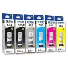 EPSON - Pack Tintas 555 Para Modelos L8160 L8180