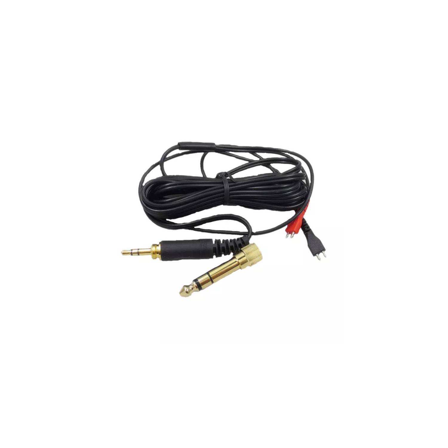 Sennheiser Cable de repuesto genuino para auriculares SENNHEISER HD25 con  enchufe de ángulo recto de 1/8 pulgadas de 0.138 in
