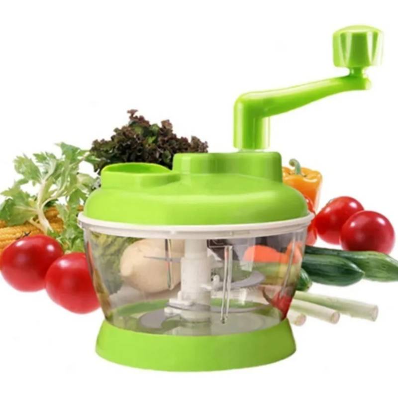 Cortador de verduras eléctrico manual, procesador de alimentos, rebanador  de frutas, picadora de alimentos - Baoblaze Cortador de vegetales