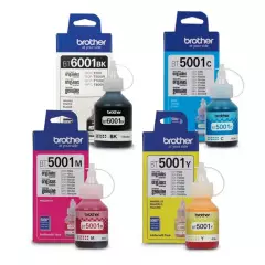 BROTHER - 4 Tintas Brother Bt6001 Bt5001 Genuinas  T300 T500 T700 T800 T510w