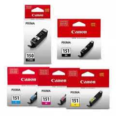 CANON - 5 Tintas Canon Genuinas Pgi150 pgbk Cli151 bkcmy Ip7210 Ix6810 Civa