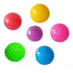 ARTIDIX - Set de 6 pelotas erizo de 13 cm colores variados