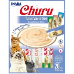 INABA - Sobre 20 Churus Snack Cremoso Para Gatos Inaba Ciao