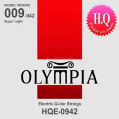OLYMPIA - Cuerdas para Guitarra Eléctrica .09 - 42 HQE0942 Olympia
