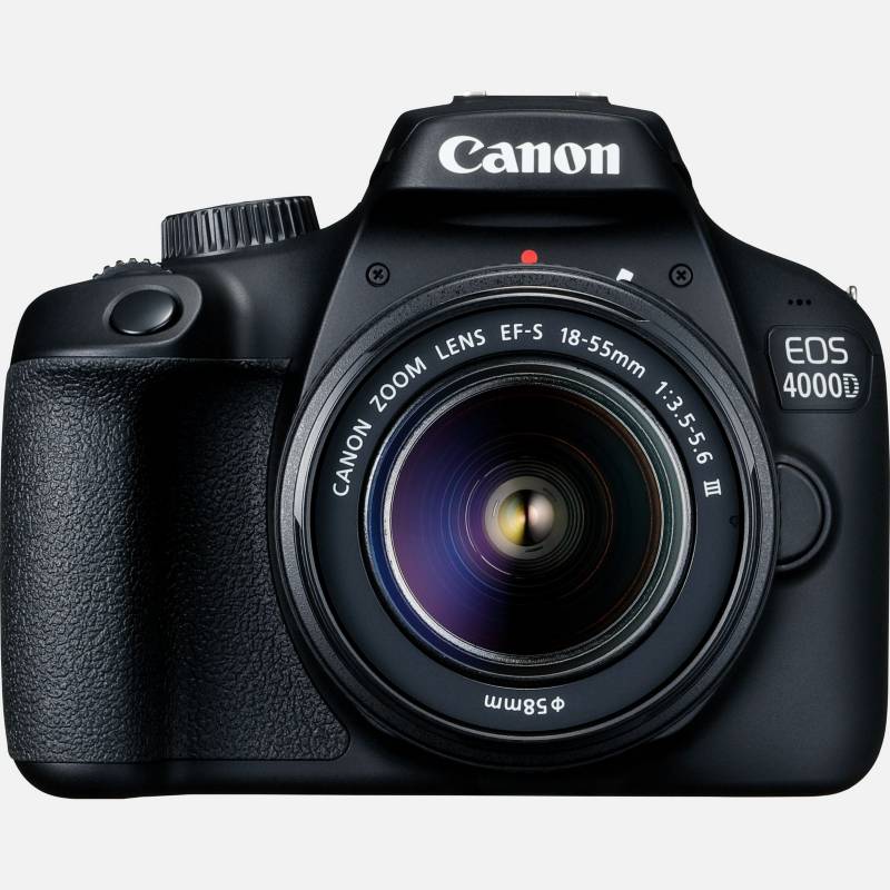 CANON Canon EOS 4000D Digital SLR Cámara Con 18-55 III Lente - Negro