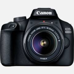 CANON - Canon EOS 4000D Digital SLR Cámara Con 18-55 III Lente - Negro
