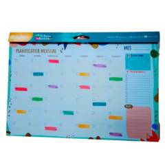 ADETEC - Calendario Planificador Mensual  30 Hojas + Stickers