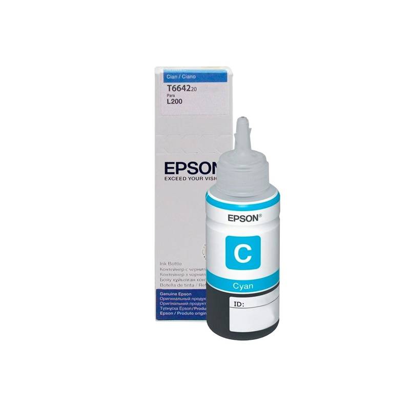 EPSON - Botella Tinta Epson T664 Original Cyan EPSON