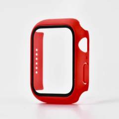 GENERICO - Carcasa Silicona 360 para Apple Watch 40mm, Color Rojo