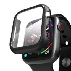 GENERICO - Carcasa Silicona 360 para Apple Watch 40mm, Color Negro
