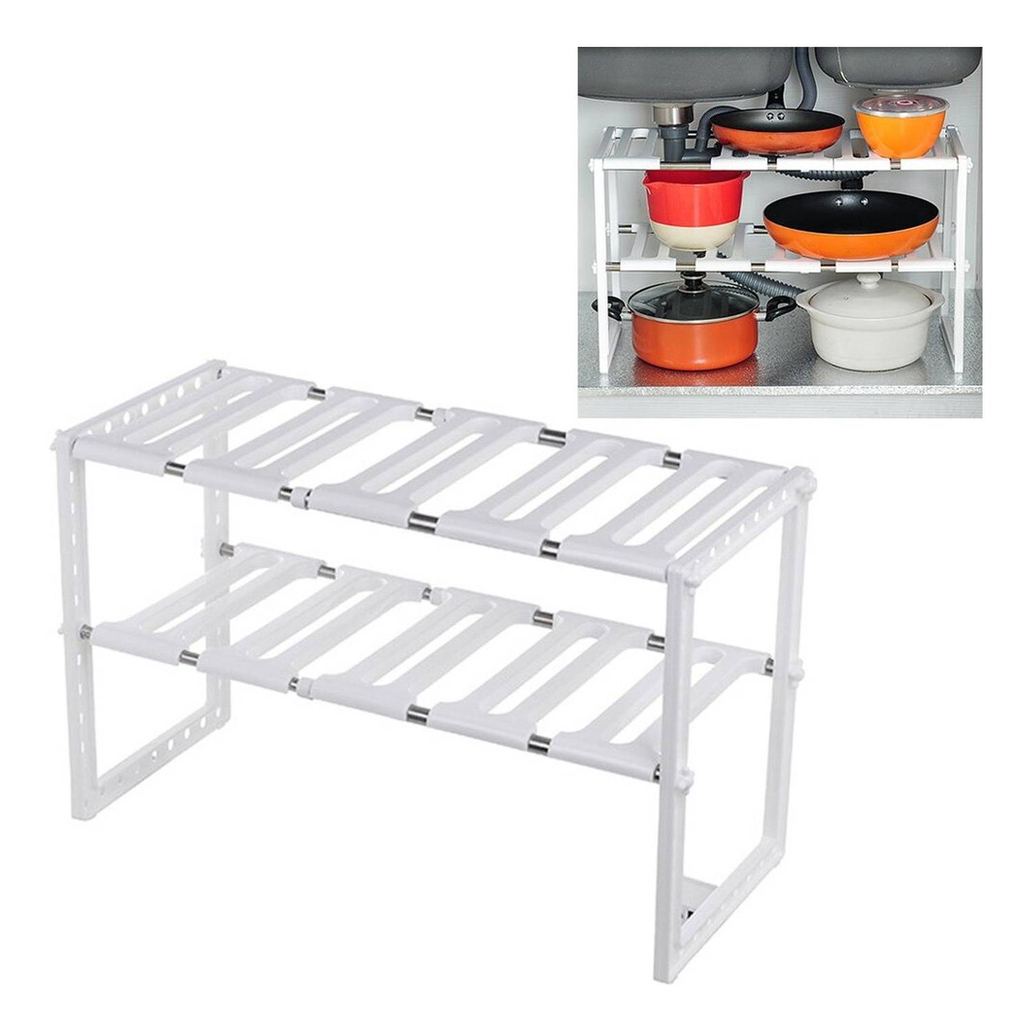 GENERICO Organizador Multifuncional Cocina Hogar Repisa Ajustable