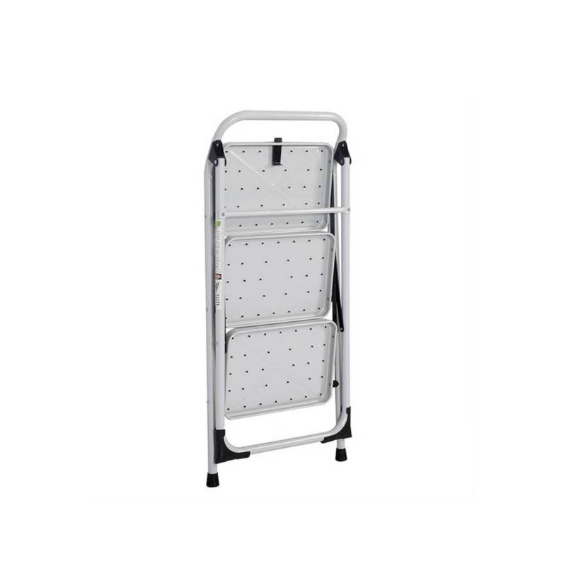 Escalera Plegable Relan De Aluminio 5 Peldaños Color Silver