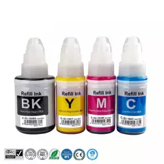 PREMIUM - Tinta GI 190 Pack 4 Colores Compatible con G2100 G2110 G3110 G4110