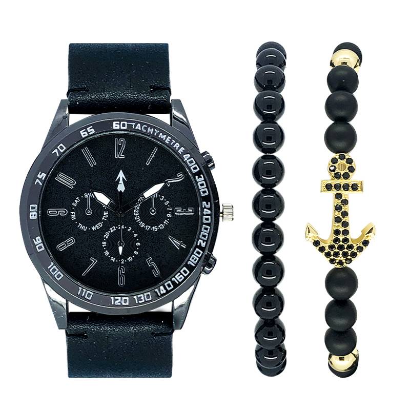 Set Reloj Más Pulseras Blacktie Hombre 12101-4