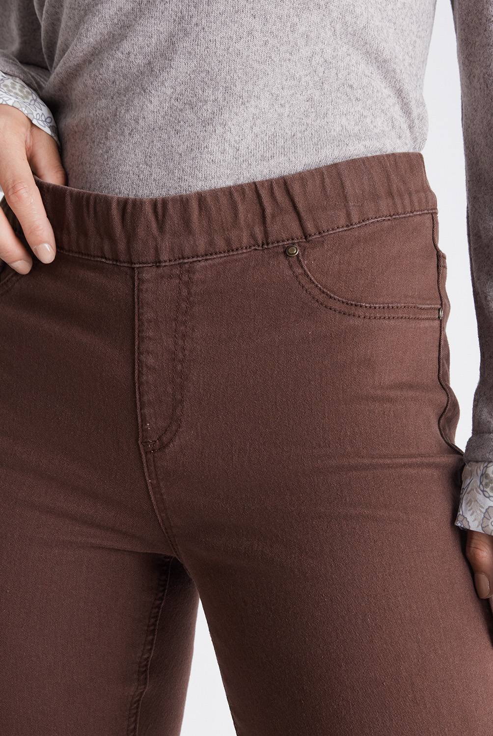 CURVI - Calza De Jeans Con Pretina Elasticada CURVI