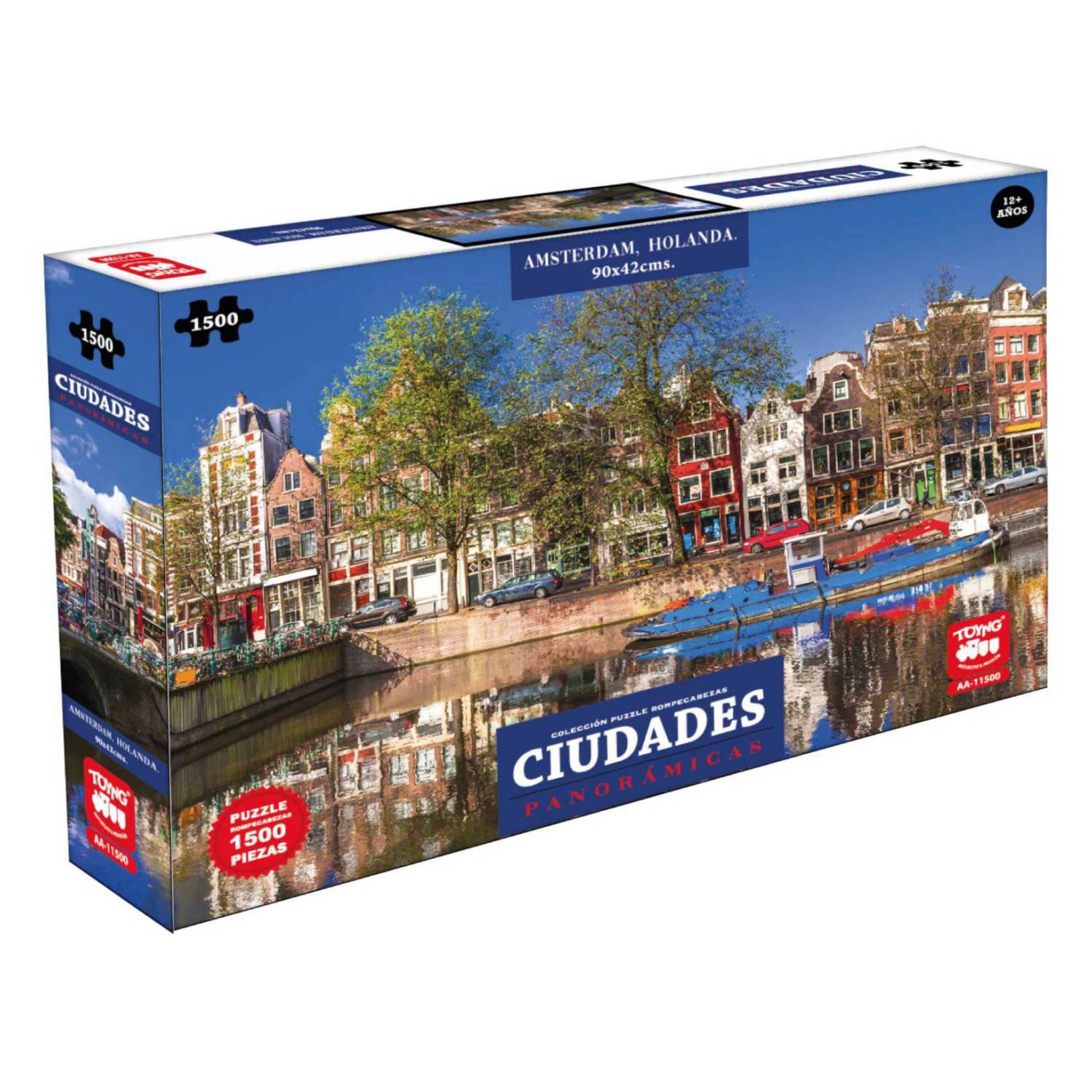 mouse legation Strait TOYNG PUZZLE 1500 AMSTERDAM PANORA | Falabella.com
