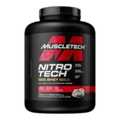 MUSCLETECH - Nitro Tech 100% Whey Gold - 5 LIBRAS - Muscletech Cookies and cream