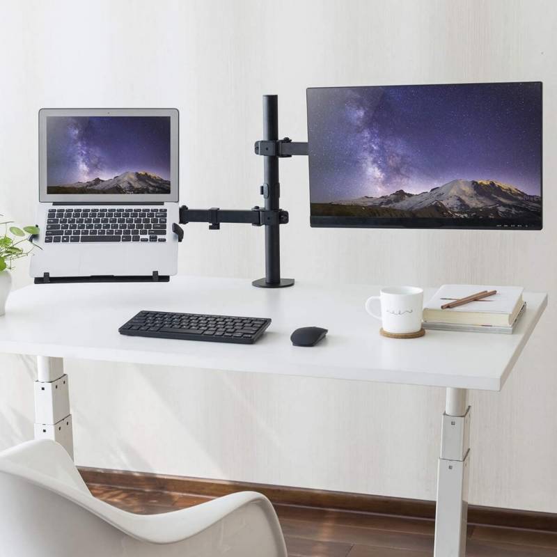 Soporte para Laptop y Monitor - portátil y monitor pantalla Base/articulado  PC mesa 