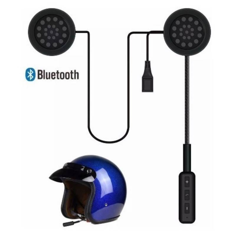 GENERICO Intercomunicador Para Moto Bluetooth Audifono Para Casco De Moto