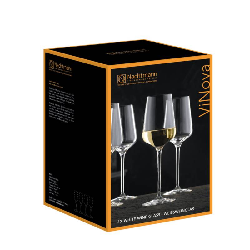 MICA Set 4 Copas De Vino Vidrio Rojo 315ML Mica