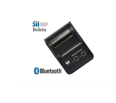 Mini Impresora Térmica Bluetooth Portátil 58mm Boletas Sii