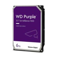WESTERN DIGITAL - Disco Duro Externo WD Purple 6TB para video vigilancia