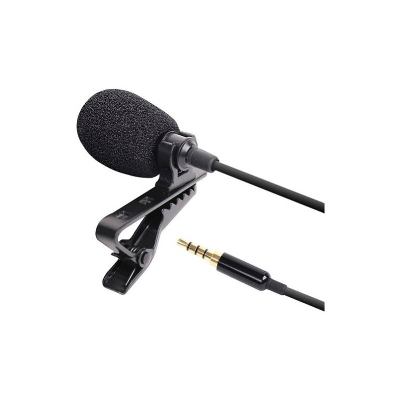 Microfono Solapa Lavalier De Condensador Omnidireccional Con Clip Para  Telefonos