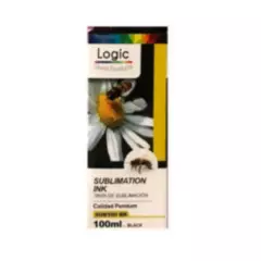 LOGIC - Botella de Tinta para Sublimación 100ML Negro