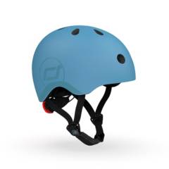 SCOOT AND RIDE - Casco Ajustable S-M Acero Scoot and Ride