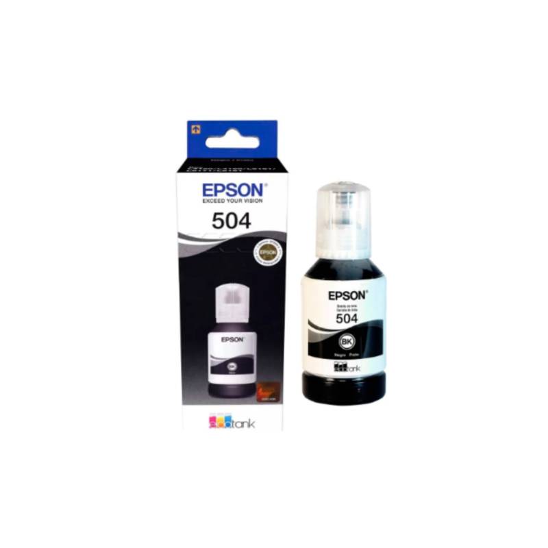 EPSON - Botella de tinta Epson 504 / T504120 Negro