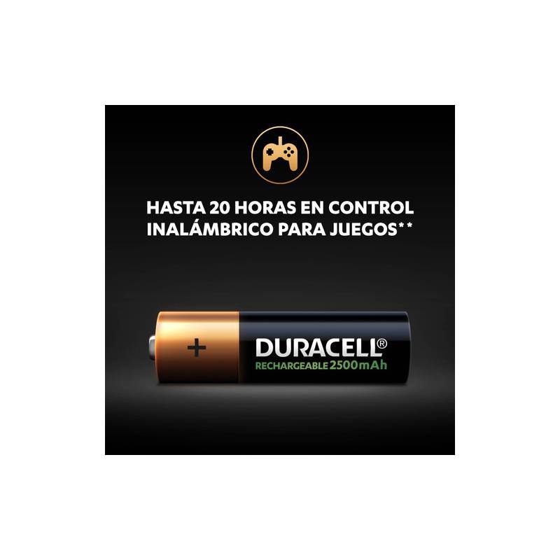 DURACELL Pack 12 Pilas Recargables Duracell Tamaño Aa/Superstore