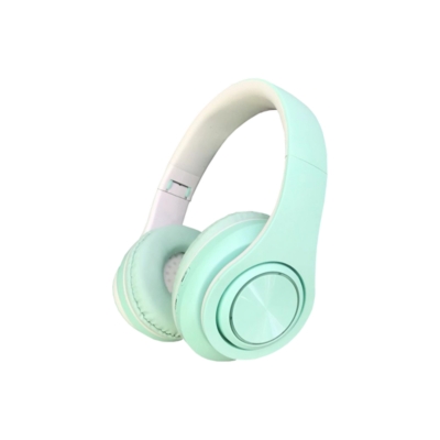 Audífonos Bluetooth recargables On Ear Inalambricos, Micro SD, Radio, EQ  (verdes) - ImporMaipú