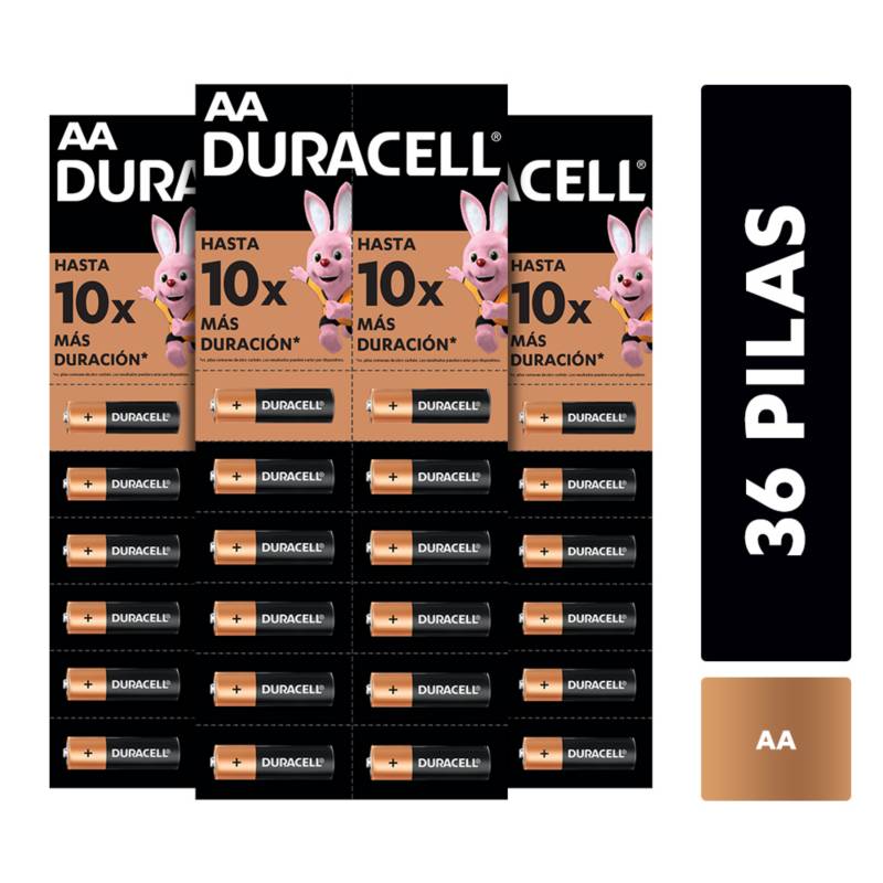 DURACELL Pack 36 Pilas Alcalinas Duracell Aa Tira / Superstore