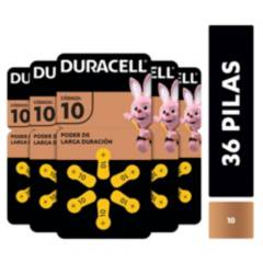 DURACELL - Pack 36 Pilas Duracell audífono tamaño 10 / Superstore