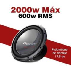 PIONEER - Subwoofer Pioneer Ts-w3003d4 2000w 12 Doble Bobina Competición