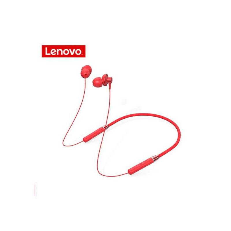 LENOVO - Audífonos Bluetooth HE05 Rojo impermeable deportivo