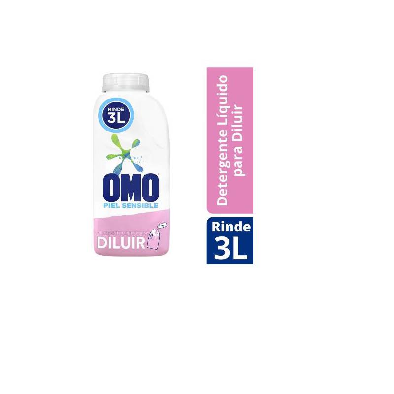 OMO - Detergente Botella Líquido para Diluir - 500 ml