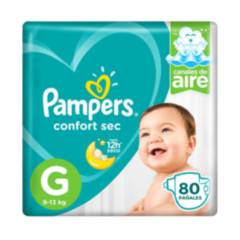 PAMPERS - Pañal Pampers Confort Sec G-80 pañales