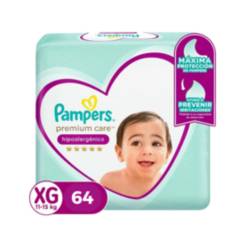 PAMPERS - Pañal Pampers Premium Care XG-64 pañales