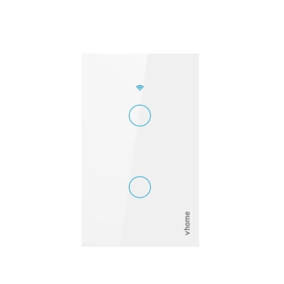 Ripley - INTERRUPTOR WIFI VHOME VECTOR SIN NEUTRO 1 CANALES VSHOP