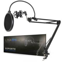 LINKON - KIT Soporte para Microfono Condensador 3 Accesorios