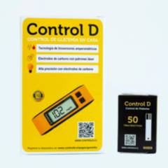 CONTROL D - Kit Glucómetro Control D Con 60 Tiras Reactivas