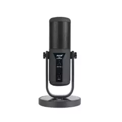 ASIAMERICA - Micrófono de Estudio Condensador USB AM25 Negro