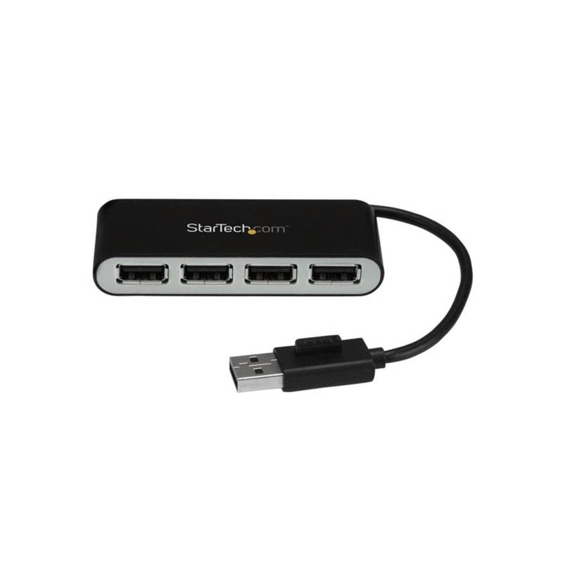 STARTECH - Concentrador USB 2.0 ST4200MINI2 4xUSB con cable integrado STARTECH