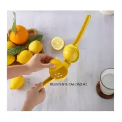 GENERICO - Exprimidor Manual De Limon Prensa Para Citricos Doble Mango