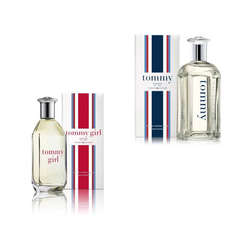 TOMMY HILFIGER PERFUME TOMMY VARON EDT 100ML+PERFUME TOMMY GIRL EDT 100ML |  falabella.com